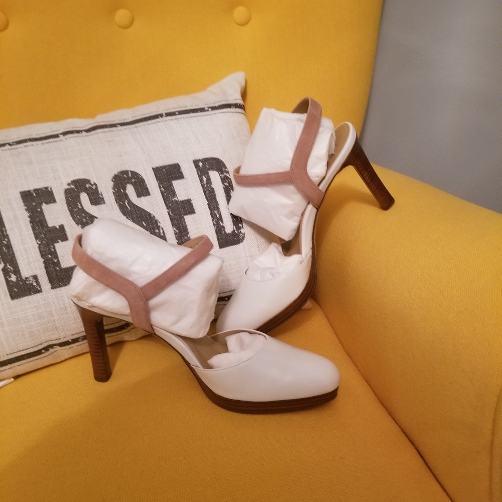 Naturalizer White Sling Pump (11)